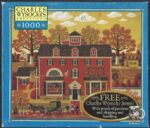 Charles Wysocki 1000 Pc Puzzle - Benjamin's Musical Tools - Used & Complete