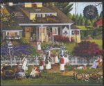 Charles Wysocki 1000 Piece puzzle - Bang, Boom, Bam, and Pow - Used & Complete